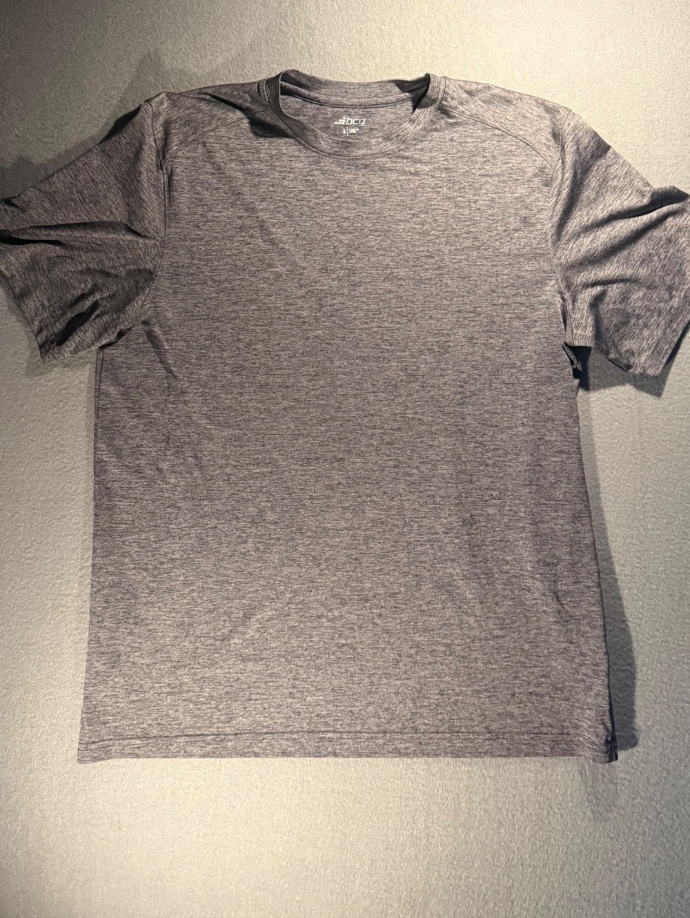 bcg Men's Large Gray Polyester Athletic T-Shirt